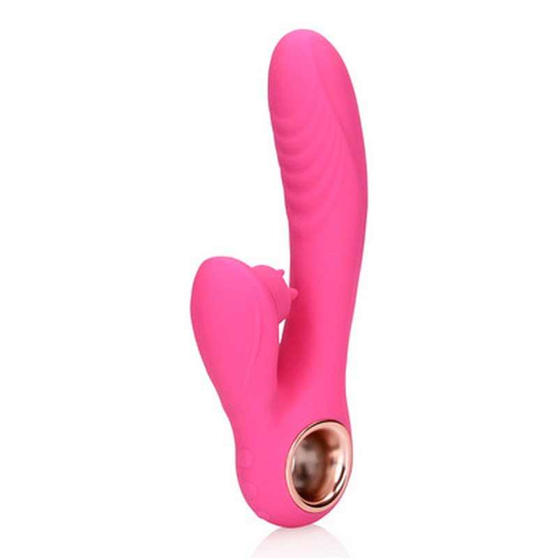 VIBRADOR RABBIT CON FUNCIÓN DE LAMIDAS Y CALOR EXUBERANT PINK LOVELINE
