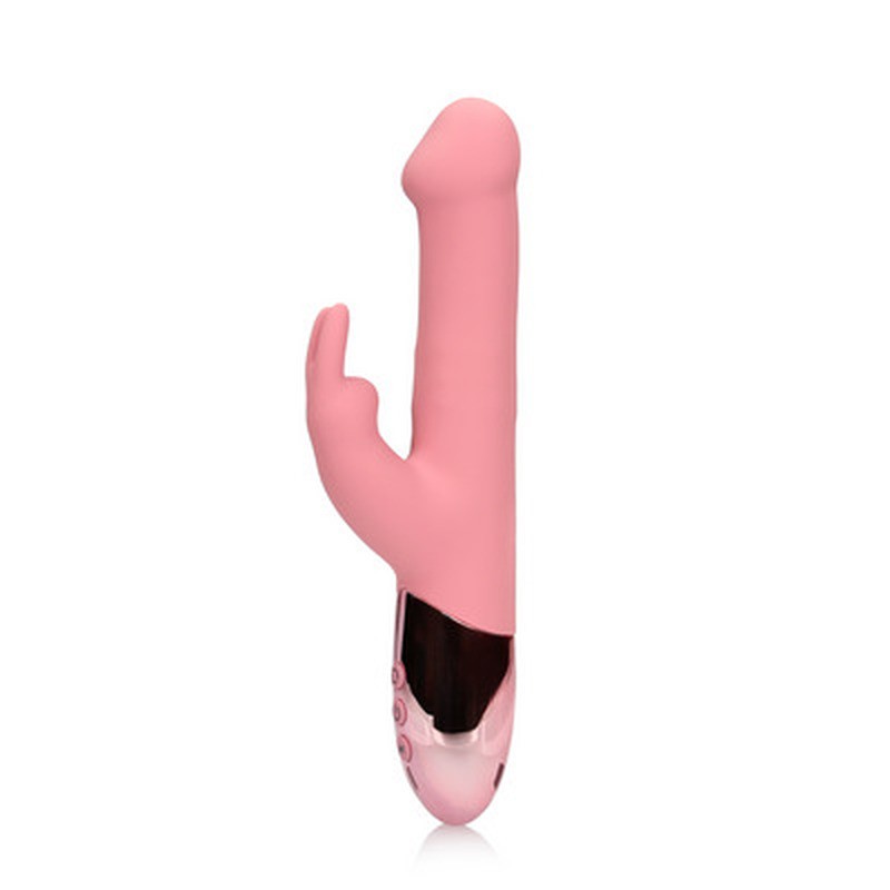 VIBRADOR RABBIT CON ROTACIÓN DE PERLAS PINK ARABESQUE LOVELINE