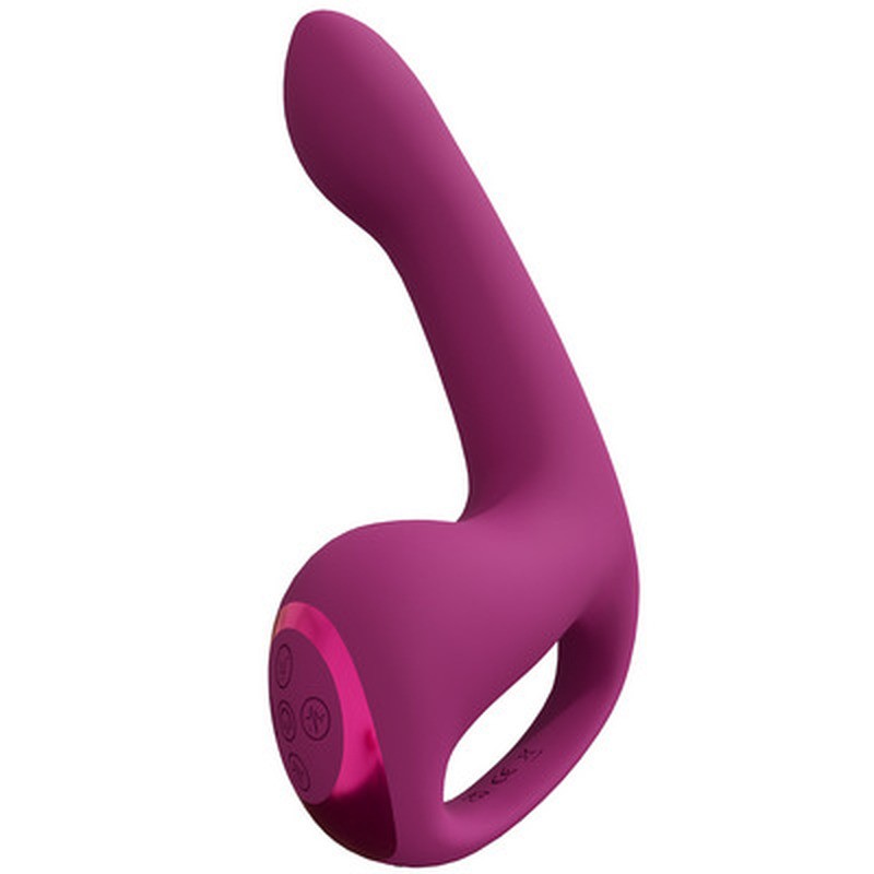 VIBRADOR RIKO CON MOTOR TRIPLE PULSE WAVE STIMULATOR ROSA VIVE