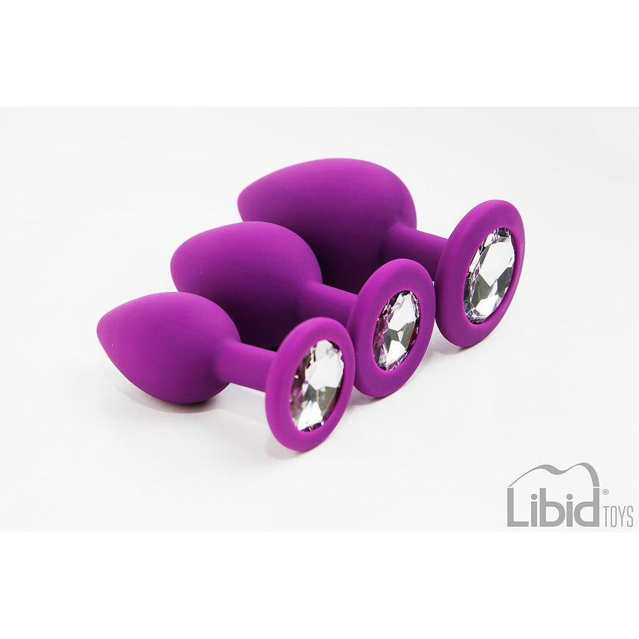 CONJUNTO DE JOYAS DE ENTRENAMIENTO ANAL MORADO CANDY LUST
