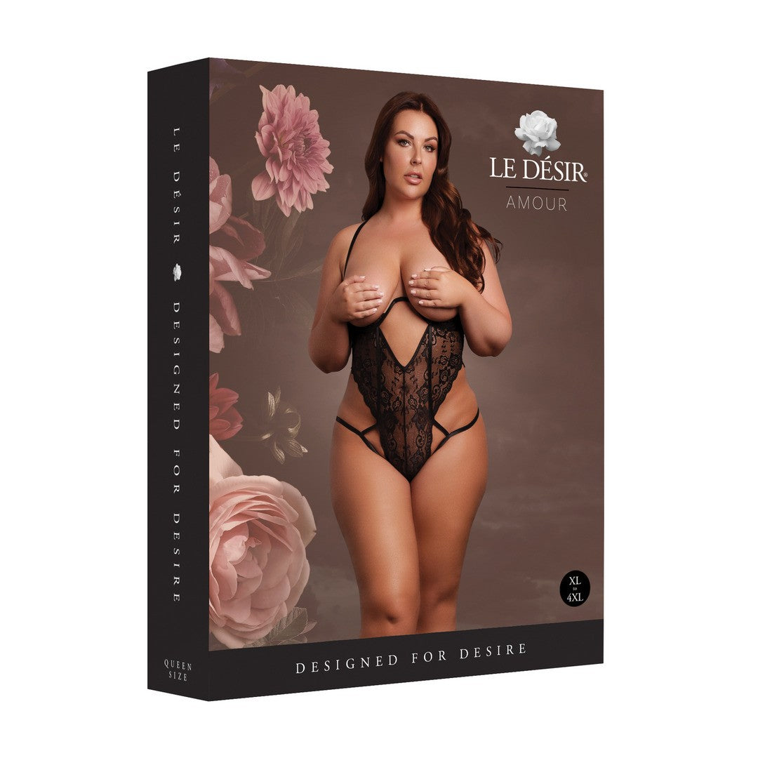 Body Lace Underwired Negro Talla Queen Le Désir