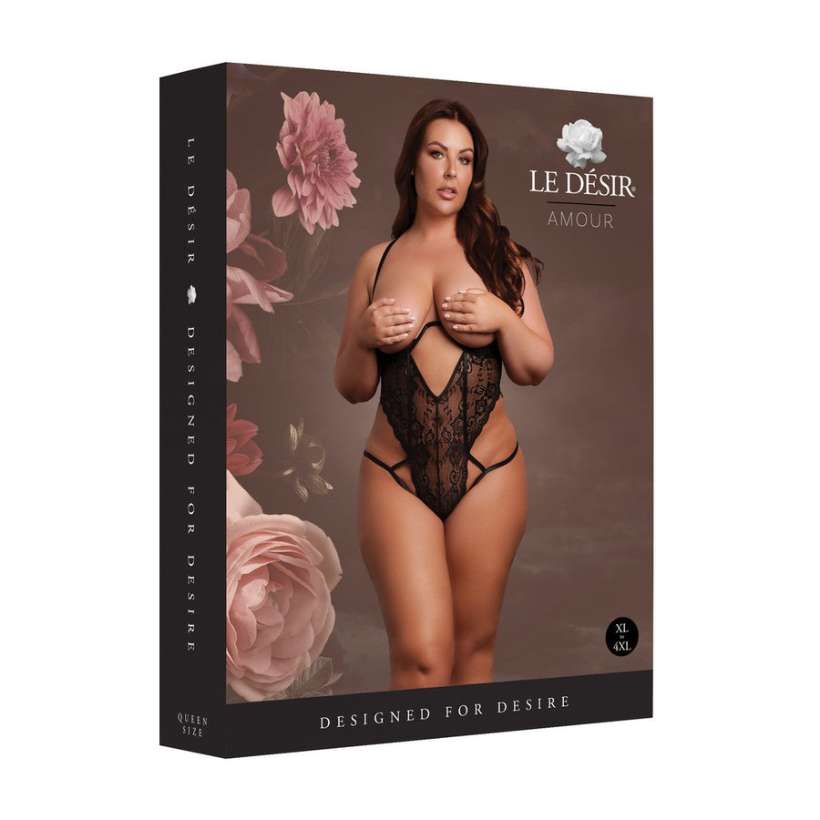 Body Lace Underwired Negro Talla Queen Le Désir