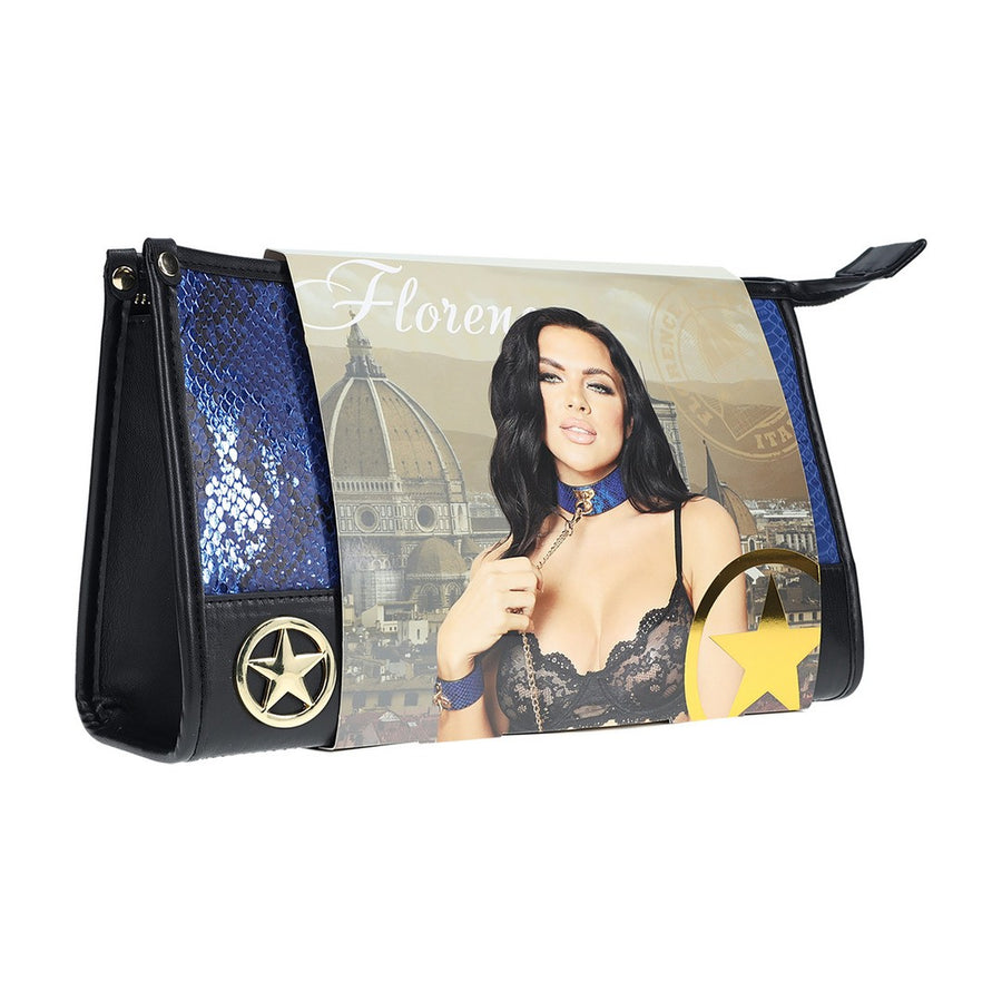 KIT CON BOLSO FLORENCE COLLECTION AZUL OUCH!