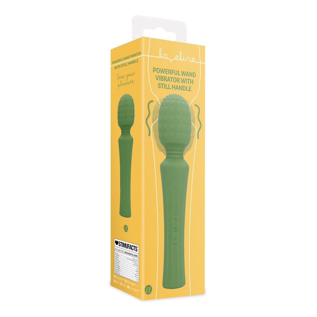 MASAJEADOR POWERFUL WAND VIBRATOR VERDE LOVELINE