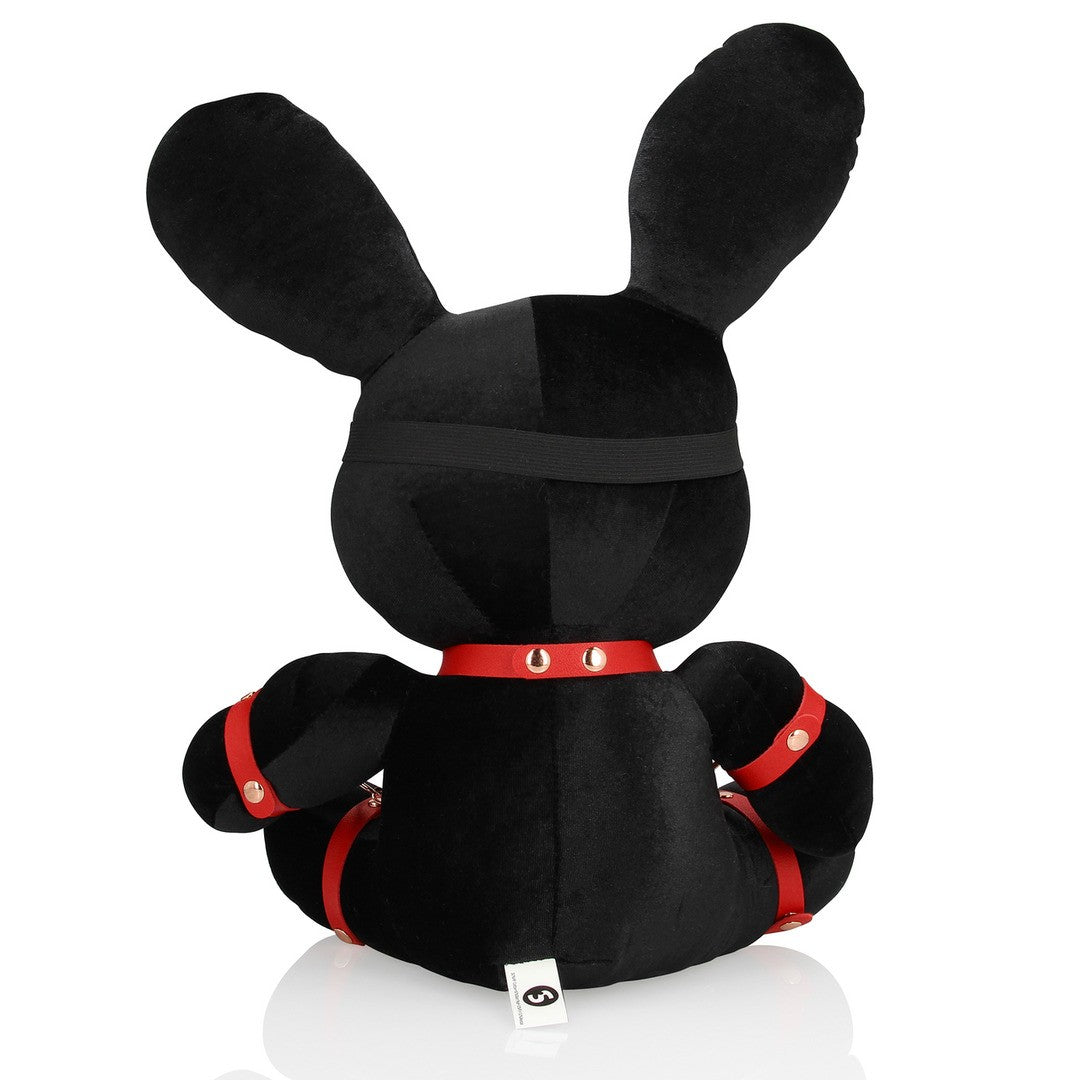 CONEJO BONDAGE GRANDE DE TERCIOPELO NEGRO S-LINE