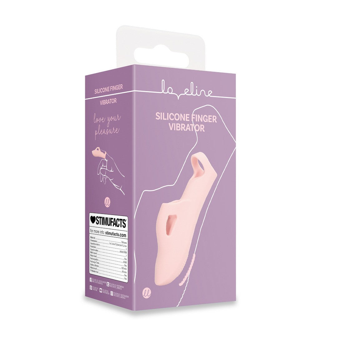 Estimulador de dedo Touch of Pink recargable · Loveline