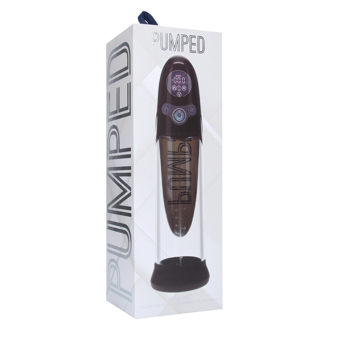 BOMBA AUTOMÁTICA PARA EL PENE CON IA AQUA-PRO NEGRO PUMPED