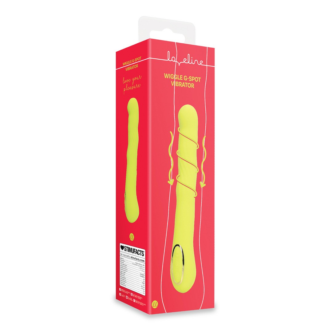 VIBRADOR PARA PUNTO G WIGGLE LIME PASSION LOVELINE