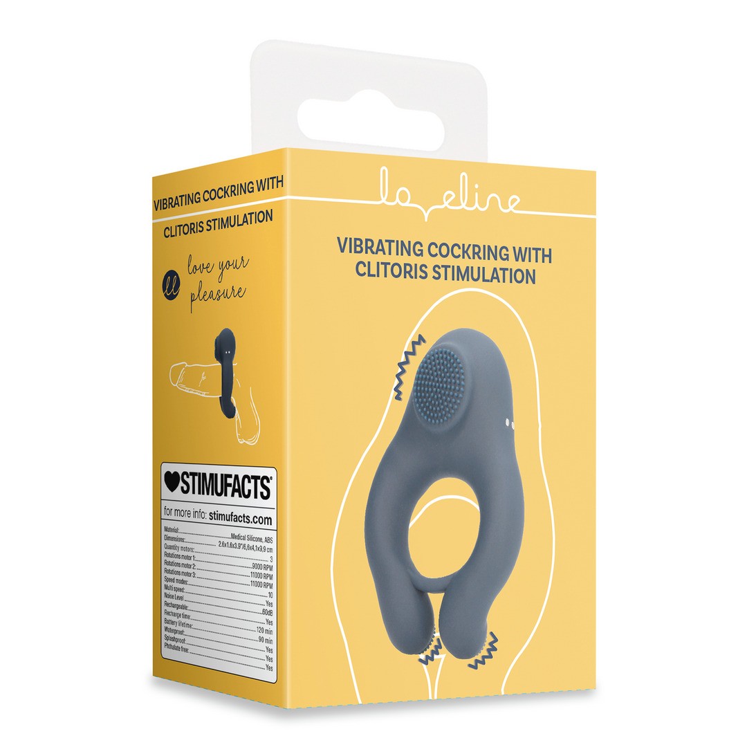 Anillo vibrador con estimulación de clítoris LOVELINE