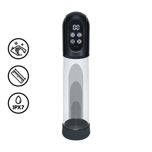 BOMBA AUTOMÁTICA PARA EL PENE Y MASTURBADOR ENGAGE GUN METAL PUMPED