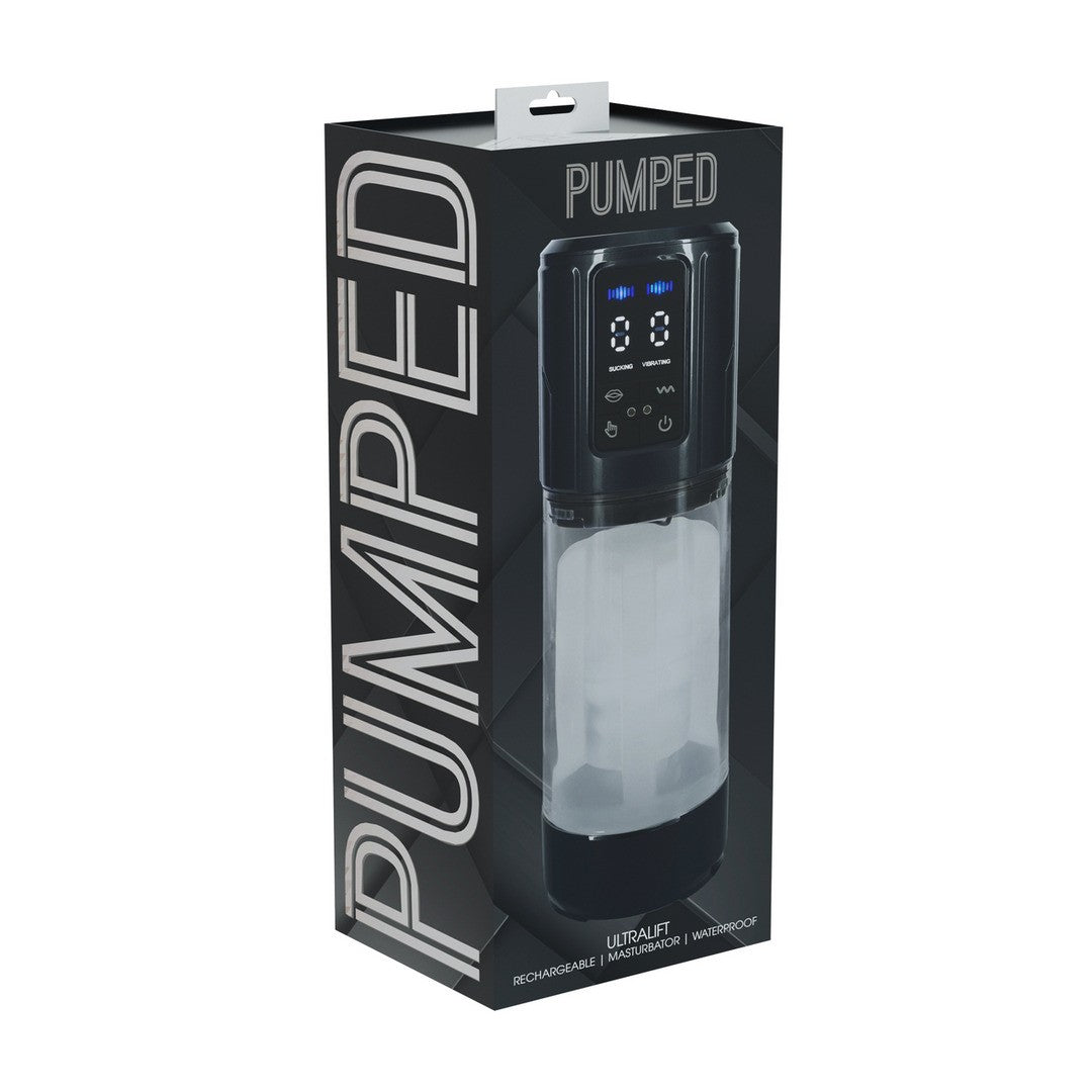 BOMBA MASTURBADORA PARA EL PENE ULTRALIF GUN METAL PUMPED