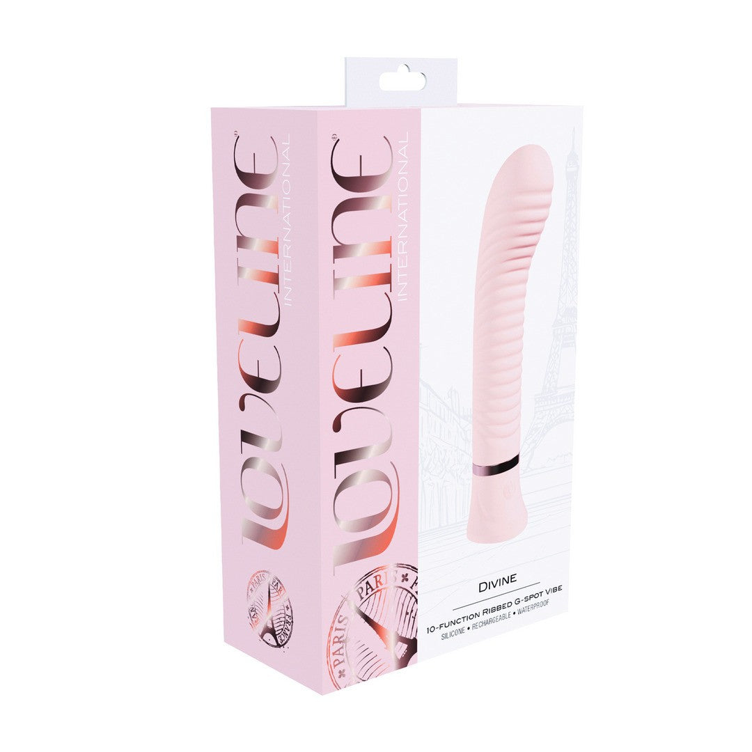 Vibrador punto G Divine Ribbed LOVELINE 10 funciones