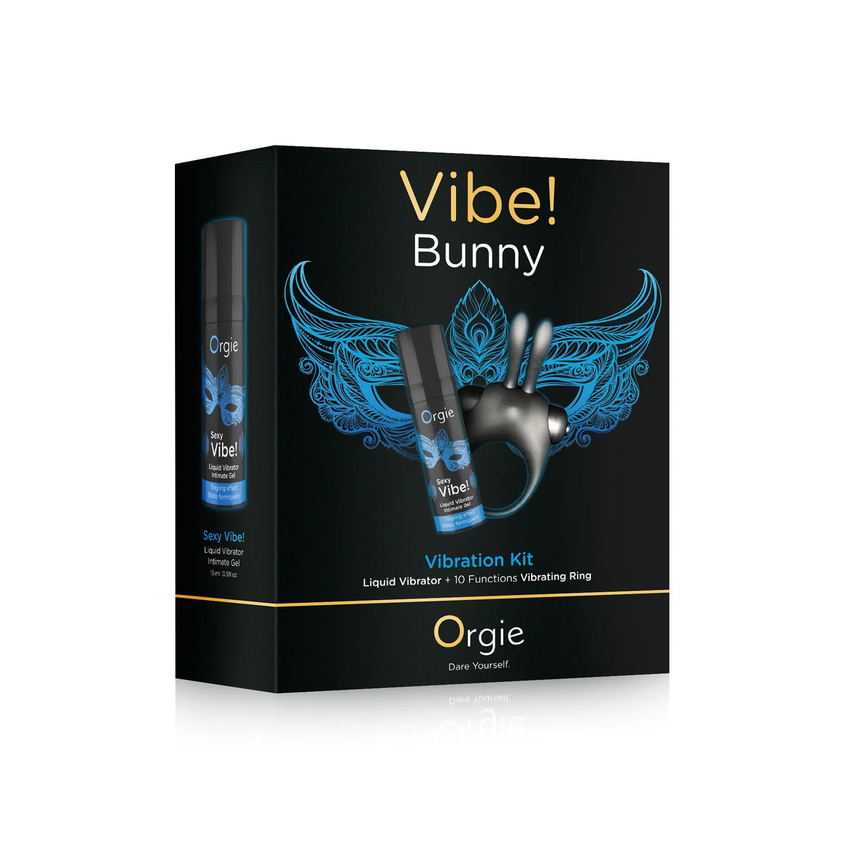 KIT VIBRATORIO VIBE! BUNNY ORGIE 15ML