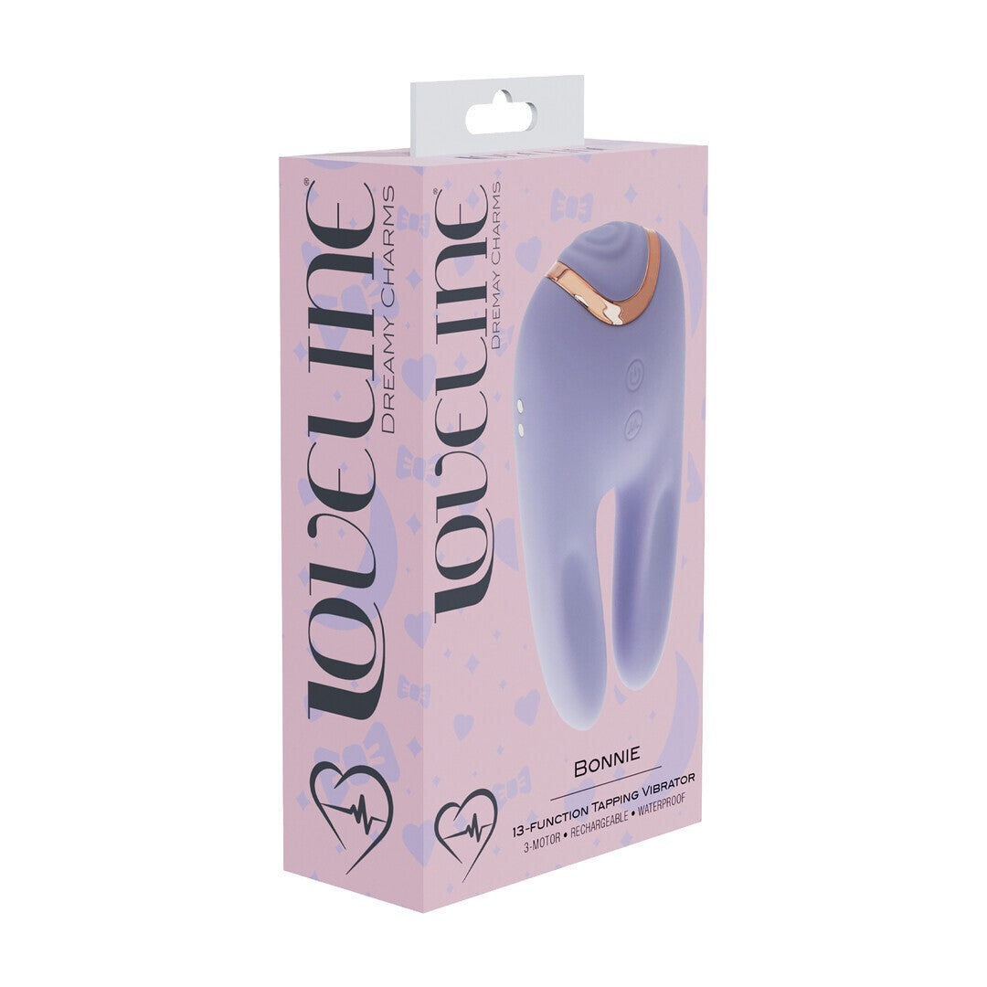 ESTIMULADOR BONNIE DOUBLE-ENDED TAPPING LAVENDER LOVELINE