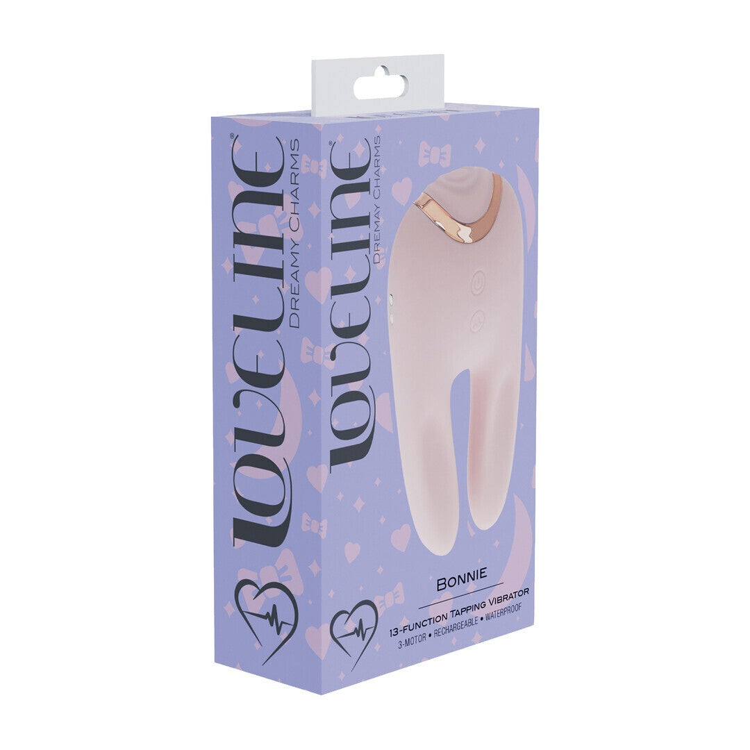 ESTIMULADOR BONNIE DOUBLE-ENDED TAPPING ROSA LOVELINE
