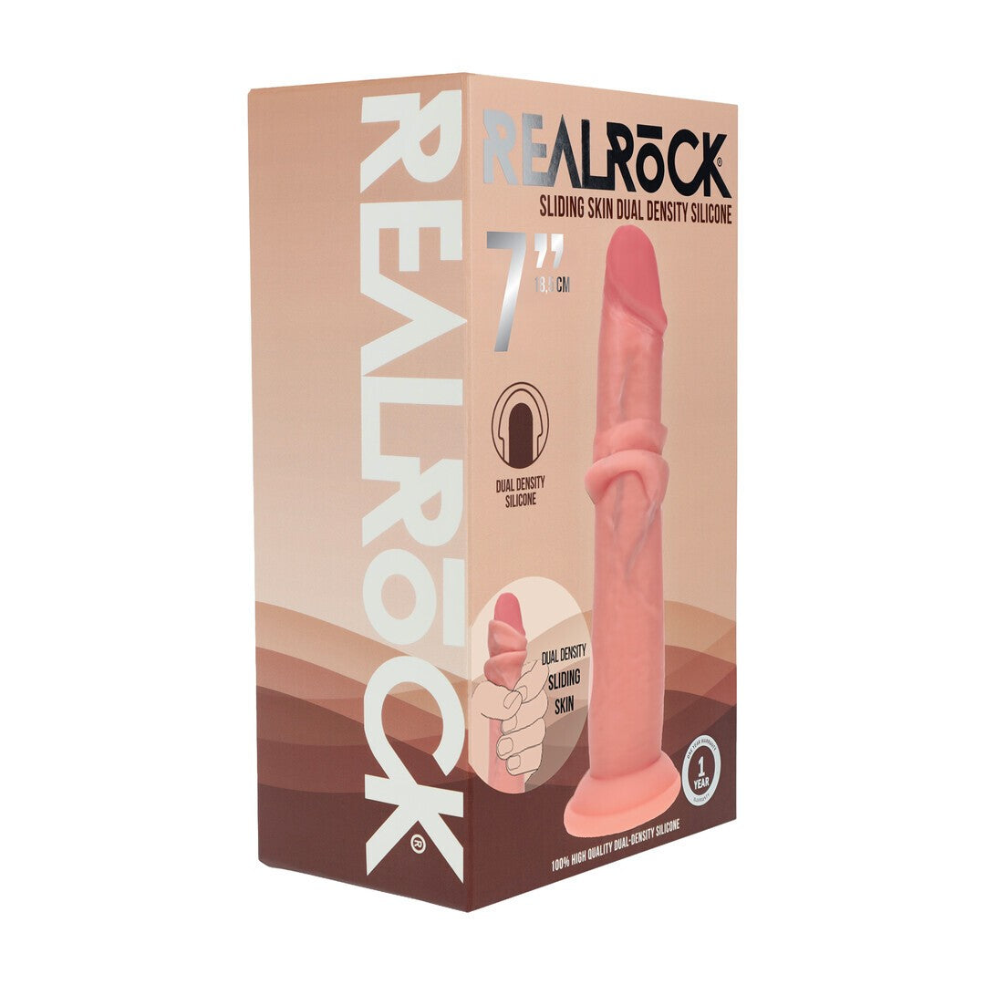 Dildo realista REALROCK silicona doble densidad 18,5 cm