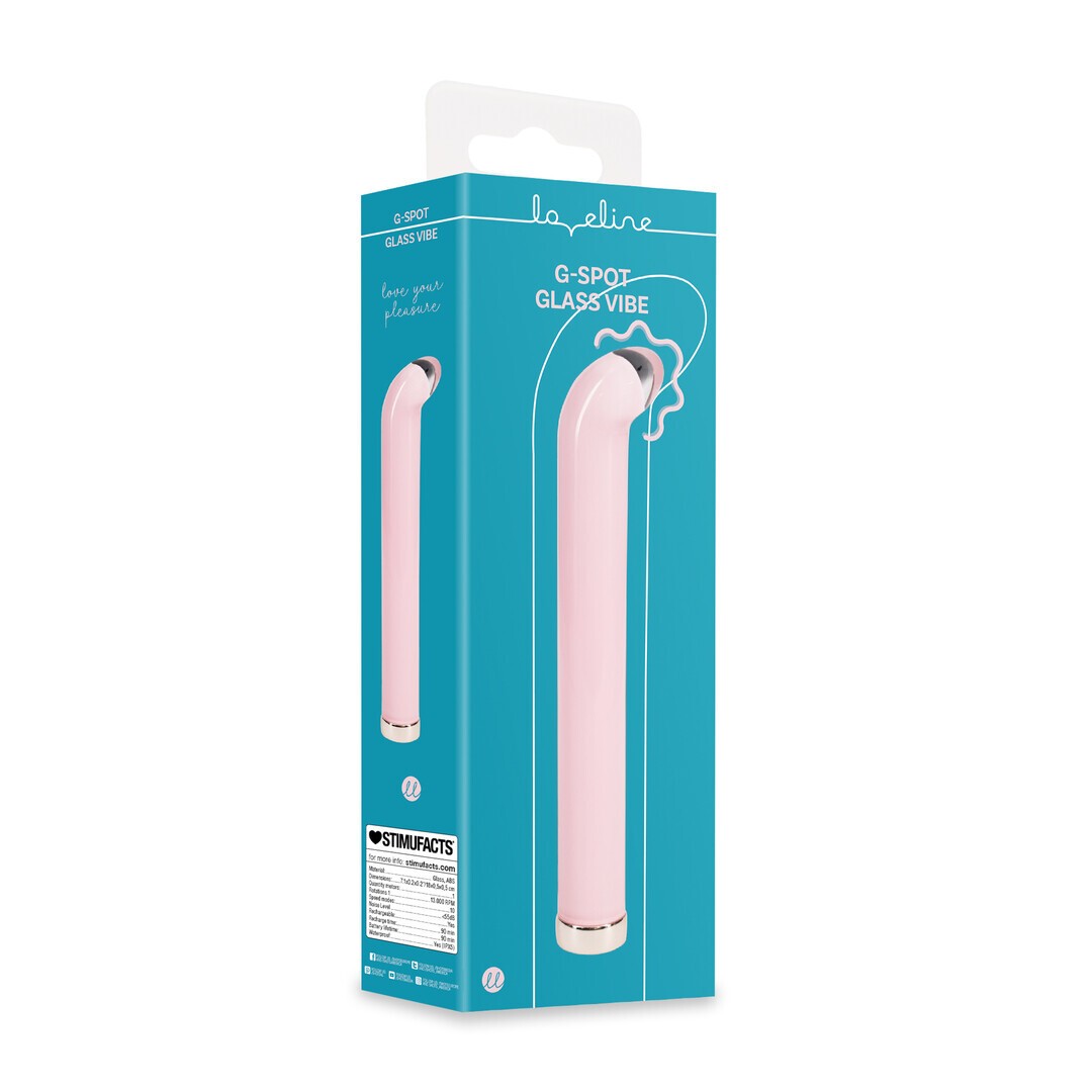 Vibrador de cristal curvo G-Spot Glass Vibe de Loveline