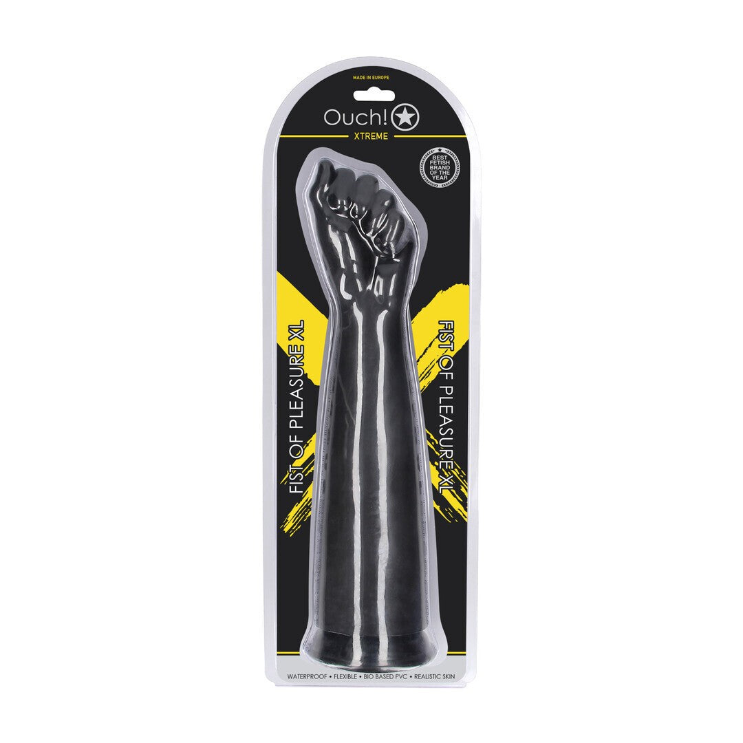 DILDO EN FORMA DE PUÑO FIST OF PLEASURE XL 35 CM NEGRO OUCH!