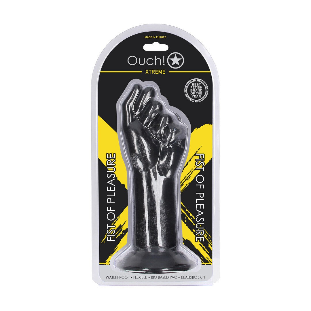 DILDO CON FORMA DE PUÑO «FIST OF PLEASURE»  21 CM NEGRO OUCH!
