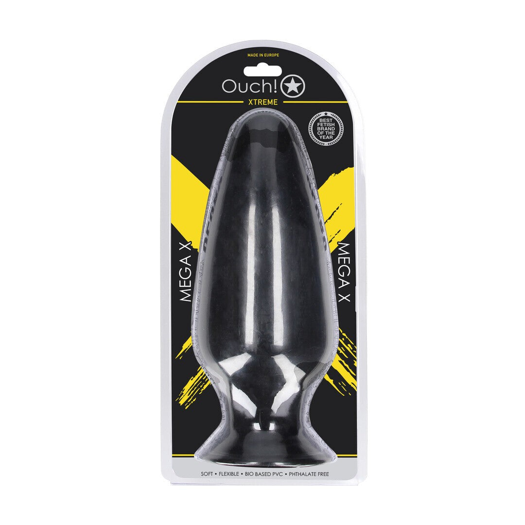 PLUG ANAL MEGA X 29 CM NEGRO OUCH!