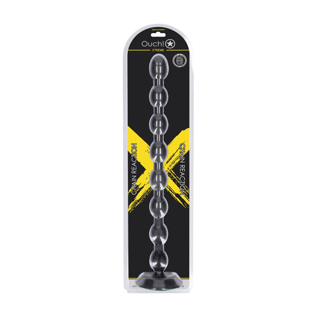 PLUG ANAL CHAIN REACTION 49 CM NEGRO OUCH!