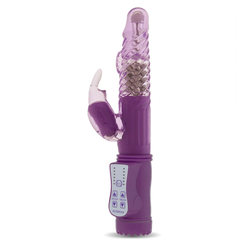 Vibrador conejo GC con rotación y perlas giratorias