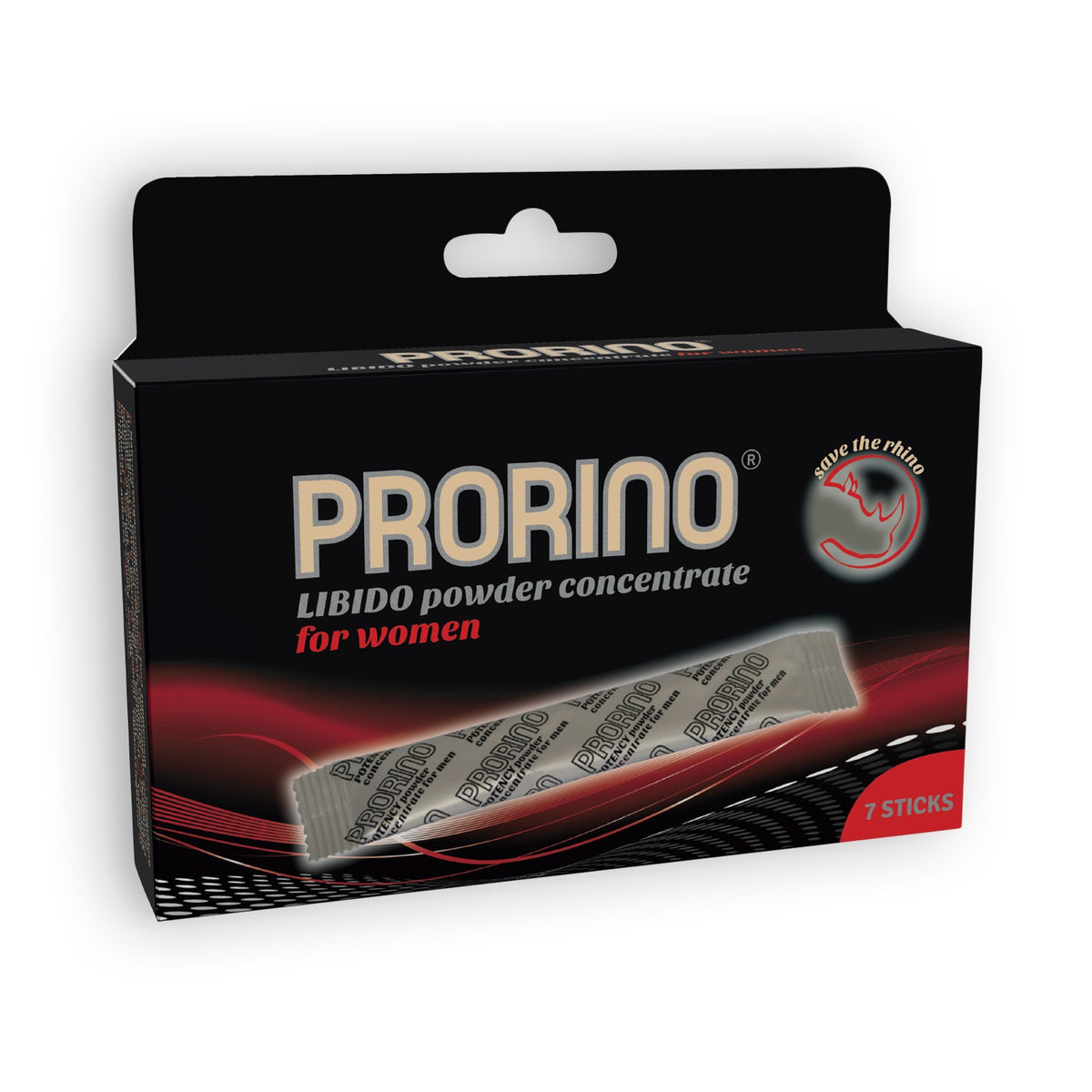 Sobres estimulantes PRORINO Libido Powder, mujer (7 uds)