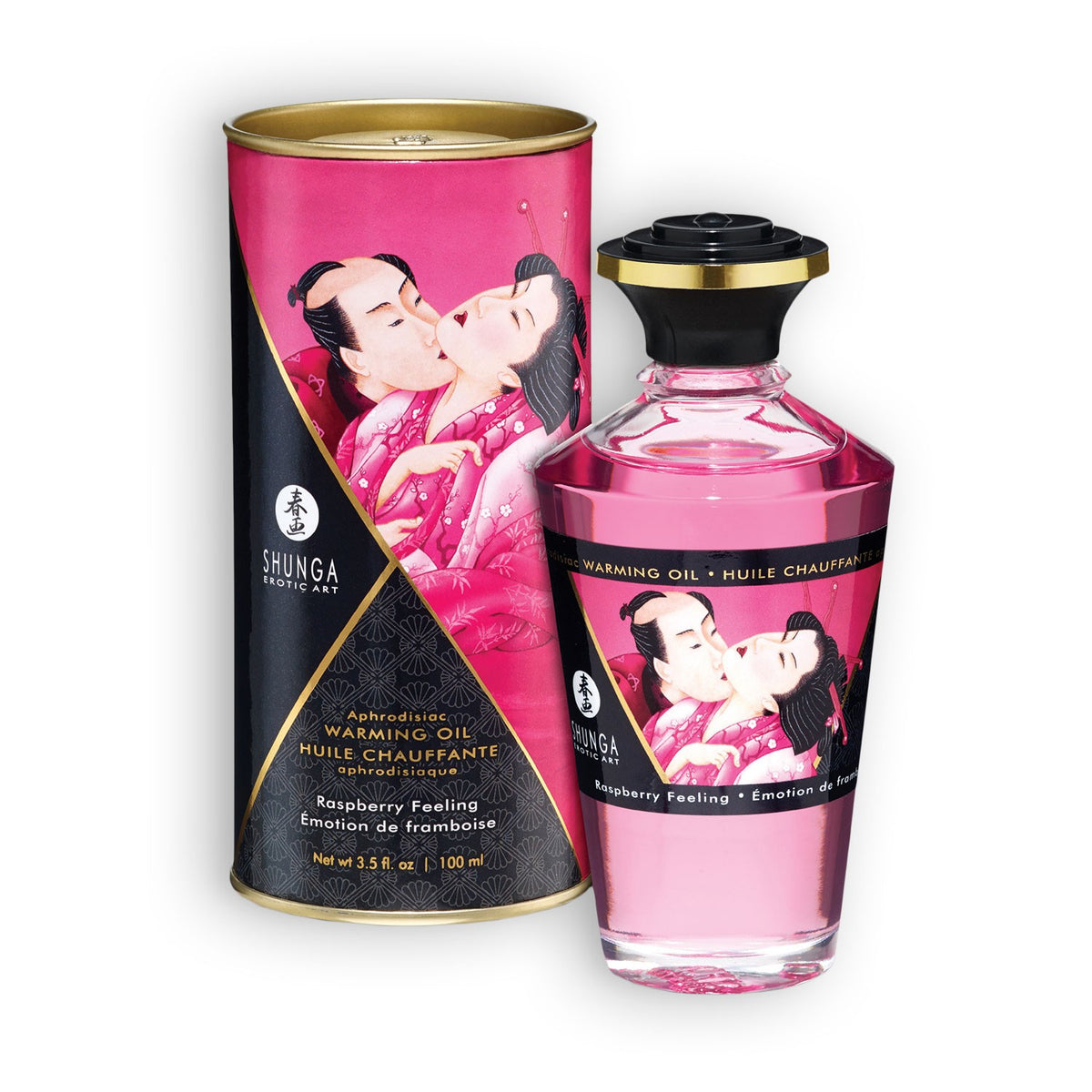 Aceite de masaje afrodisíaco Shunga frambuesa 100 ml