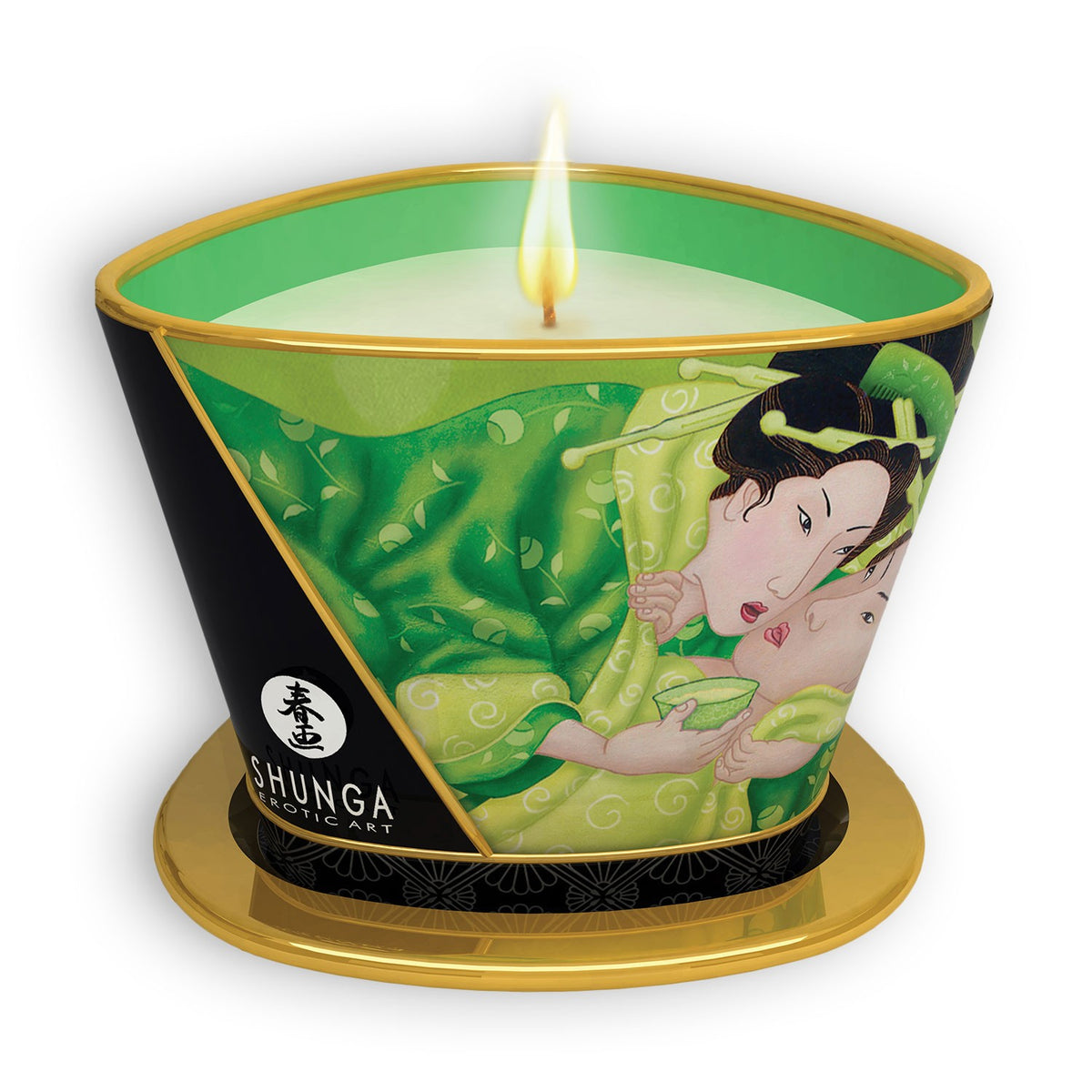 Vela de masaje Shunga Zenitude aroma té verde 170 ml