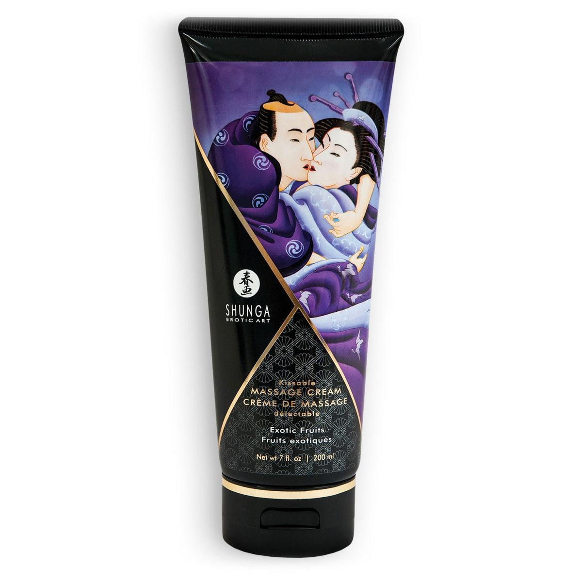 Crema de masaje comestible Shunga frutos exóticos 200 ml