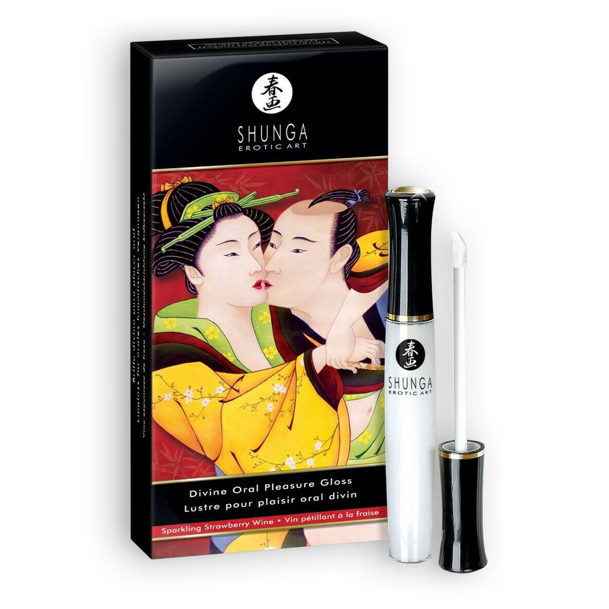 Gloss de placer oral Shunga Divine champán y fresa 10 ml