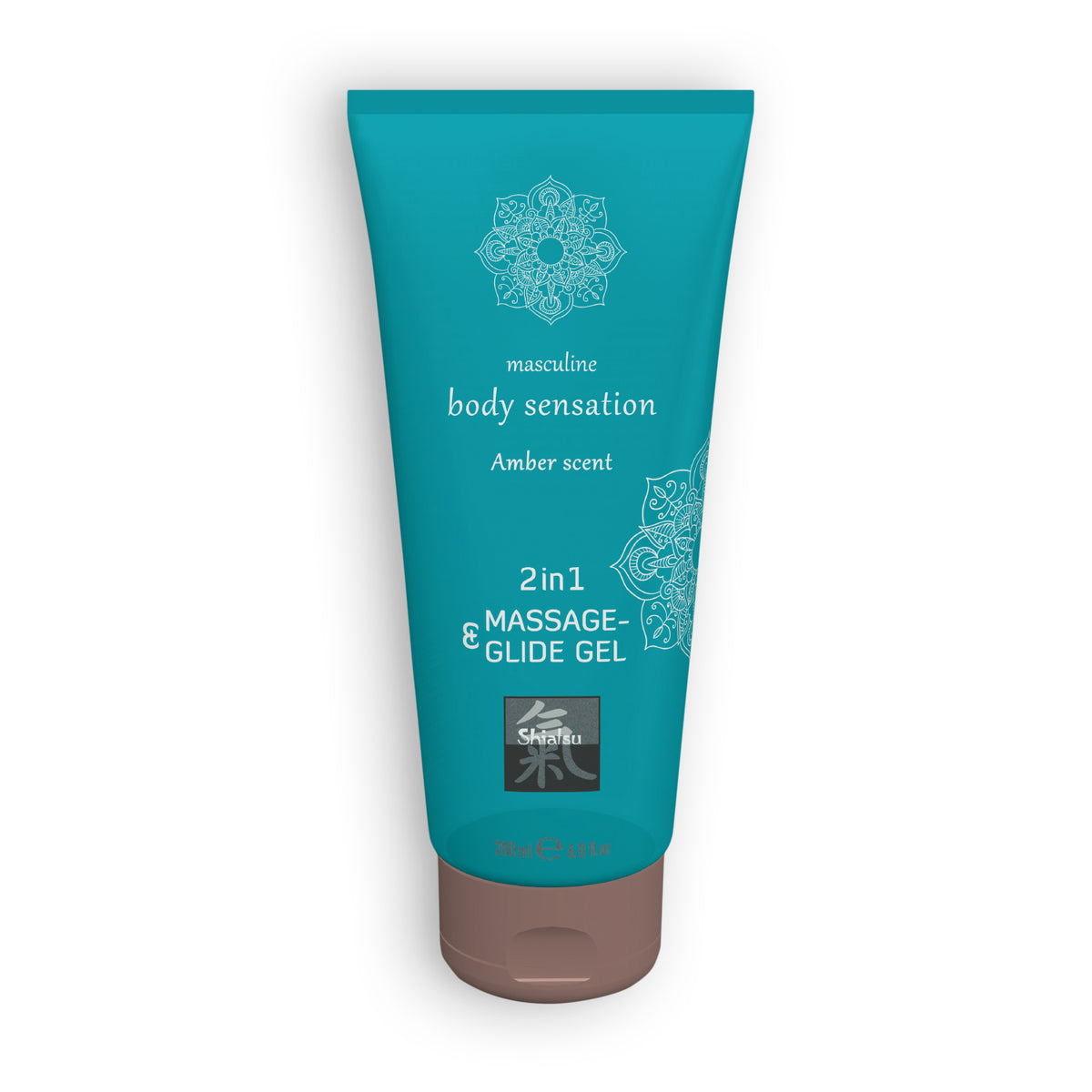 Gel de masaje y lubricante 2 en 1 Ámbar Shiatsu 200 ml