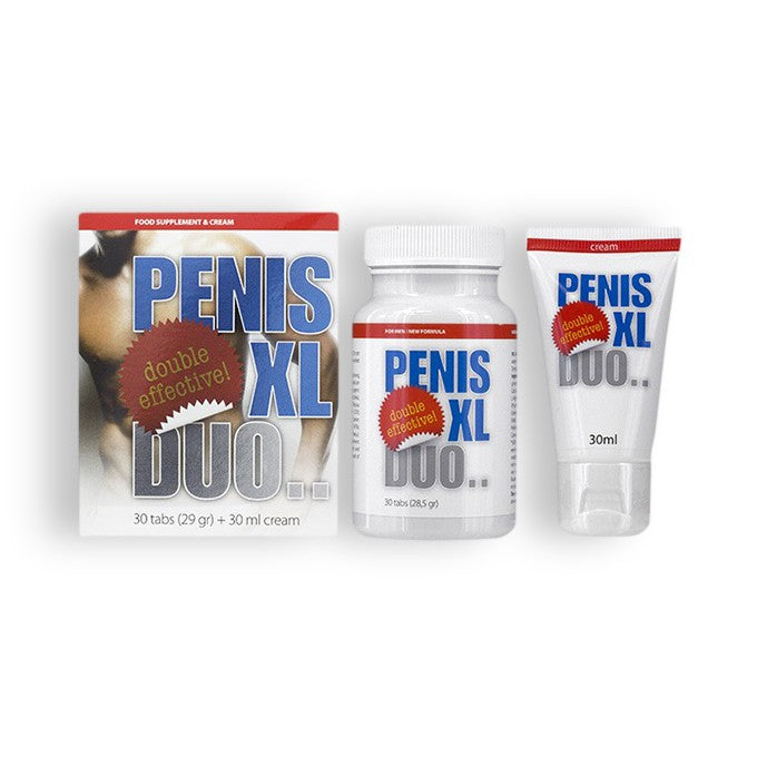 Cápsulas y crema estimulante Penis XL Duo de Cobeco