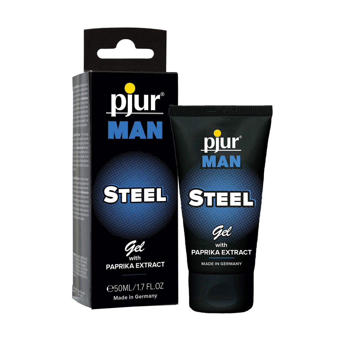 Gel estimulante pjur MAN STEEL para masaje masculino 50 ml
