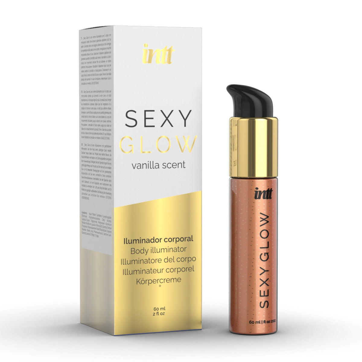 Crema corporal iluminadora con microperlas INTT 60 ml