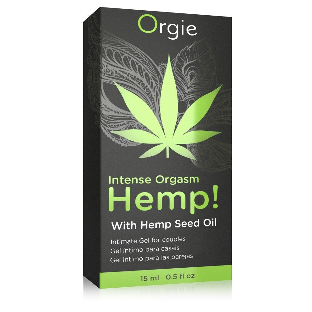 GEL CON VIBRACIÓN INTENSE ORGASM HEMP 15ML ORGIE