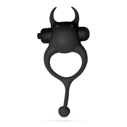 DAEMON ANILLO PARA EL PENE CON BALA RECARGABLE NEGRO CRUSHIOUS