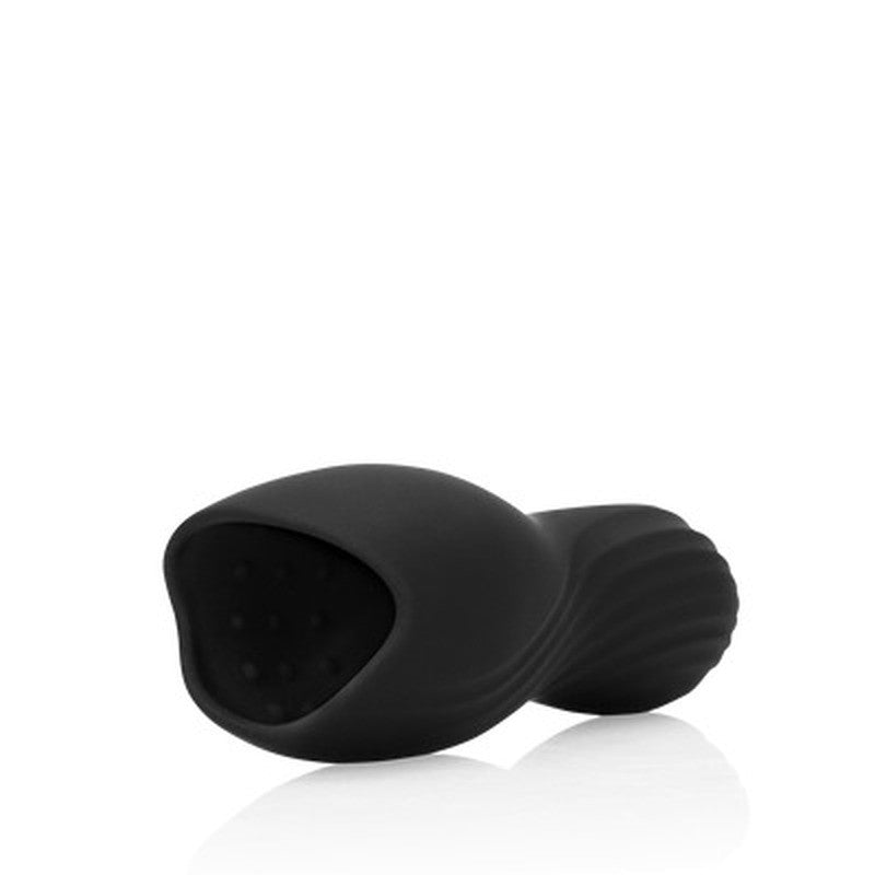 FUNDA MASTURBADORA CON VIBRACIÓN LICORICE BLACK LOVELINE