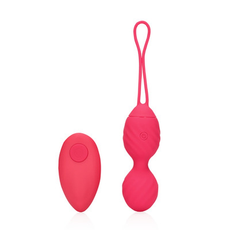 HUEVO VIBRADOR CON MANDO A DISTANCIA ROJO LOVELINE