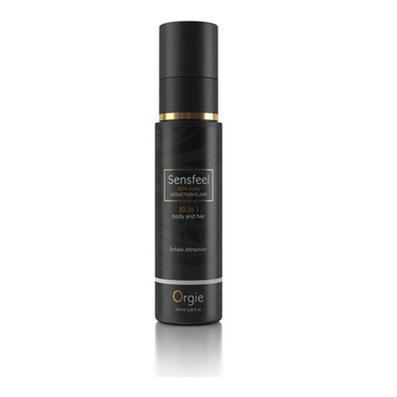 LOCIÓN 10 EN 1 PARA CUERPO Y CABELLO CON FEROMONAS SENSFEEL FOR MAN 100ML ORGIE