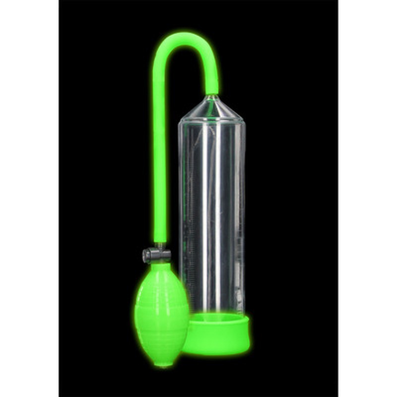 Bomba de vacío para el pene OUCH! Classic Pump fluorescente
