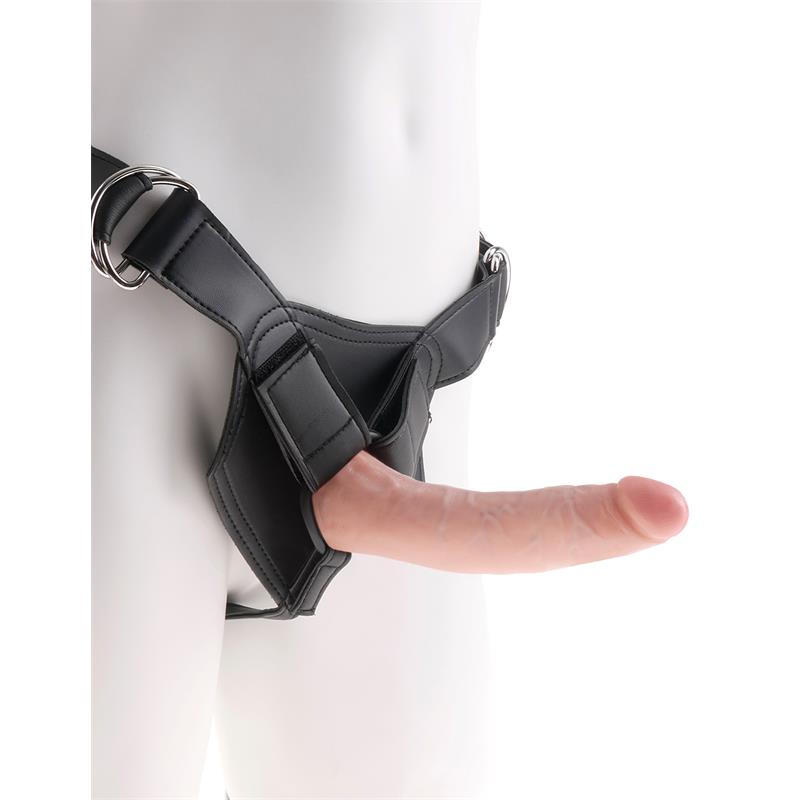 Arnés ajustable con dildo 7 KING COCK, silicona y PVC