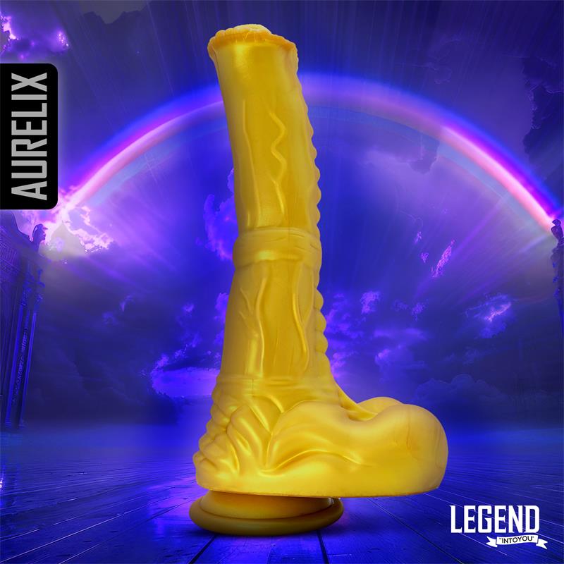 Dildo fantasía Aurelix Legend silicona líquida 24,5 cm