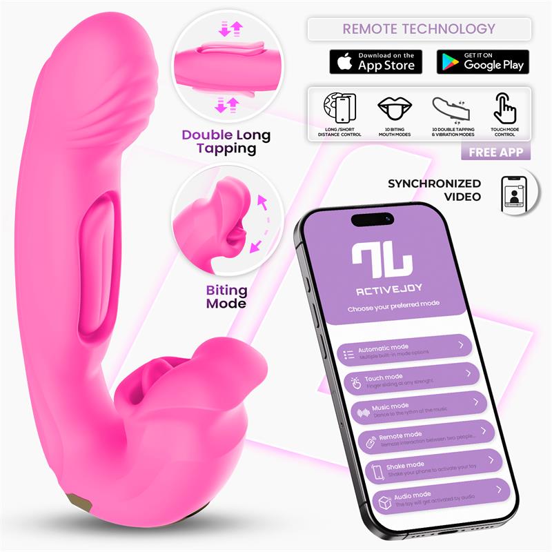 Vibrador INTOYOU Bimby con tapping y mordisqueo de punto G