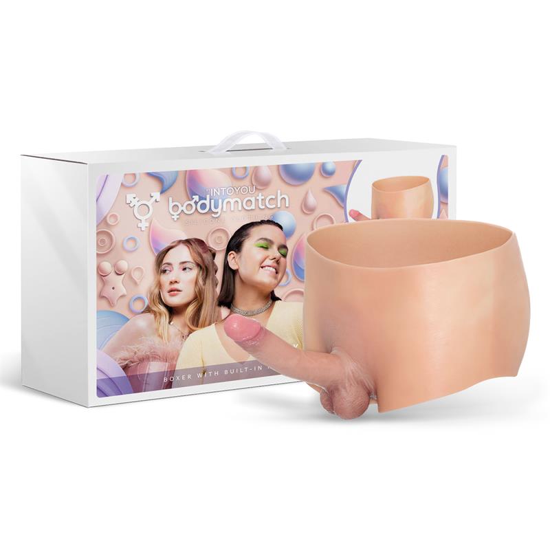 Boxer con pene Blayke 18 cm BODYMATCH silicona líquida