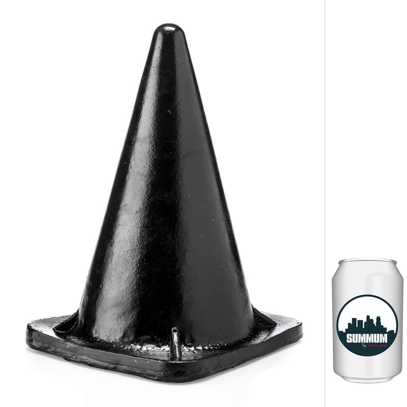 Dildo cónico Parcel de vinilo para fisting, 30 cm - SUMMUM