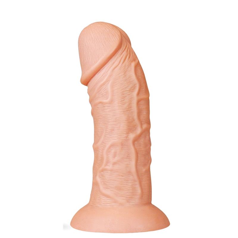 Dildo realista King LOVETOY veteado de 24 cm con ventosa