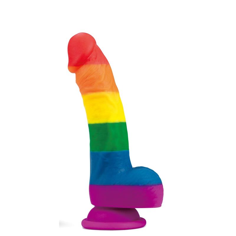 Dildo Prider 8 de LOVETOY, silicona líquida y ventosa