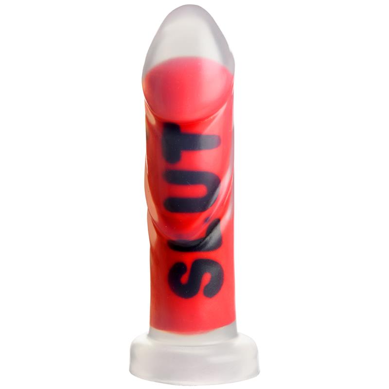 Dildo Slut de silicona acanalada 18,5 cm - Master Series