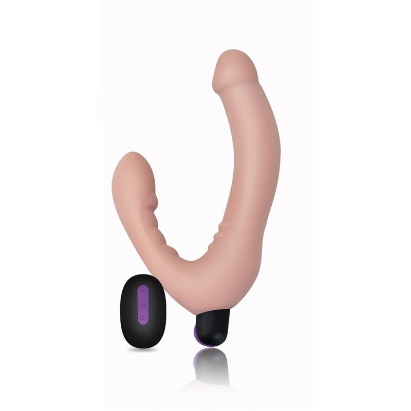 Doble Dildo Strapless LOVETOY con Vibración Recargable